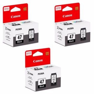CANON PG-47BK 3 กล่อง For Canon : Pixma E400 / E410 / E480