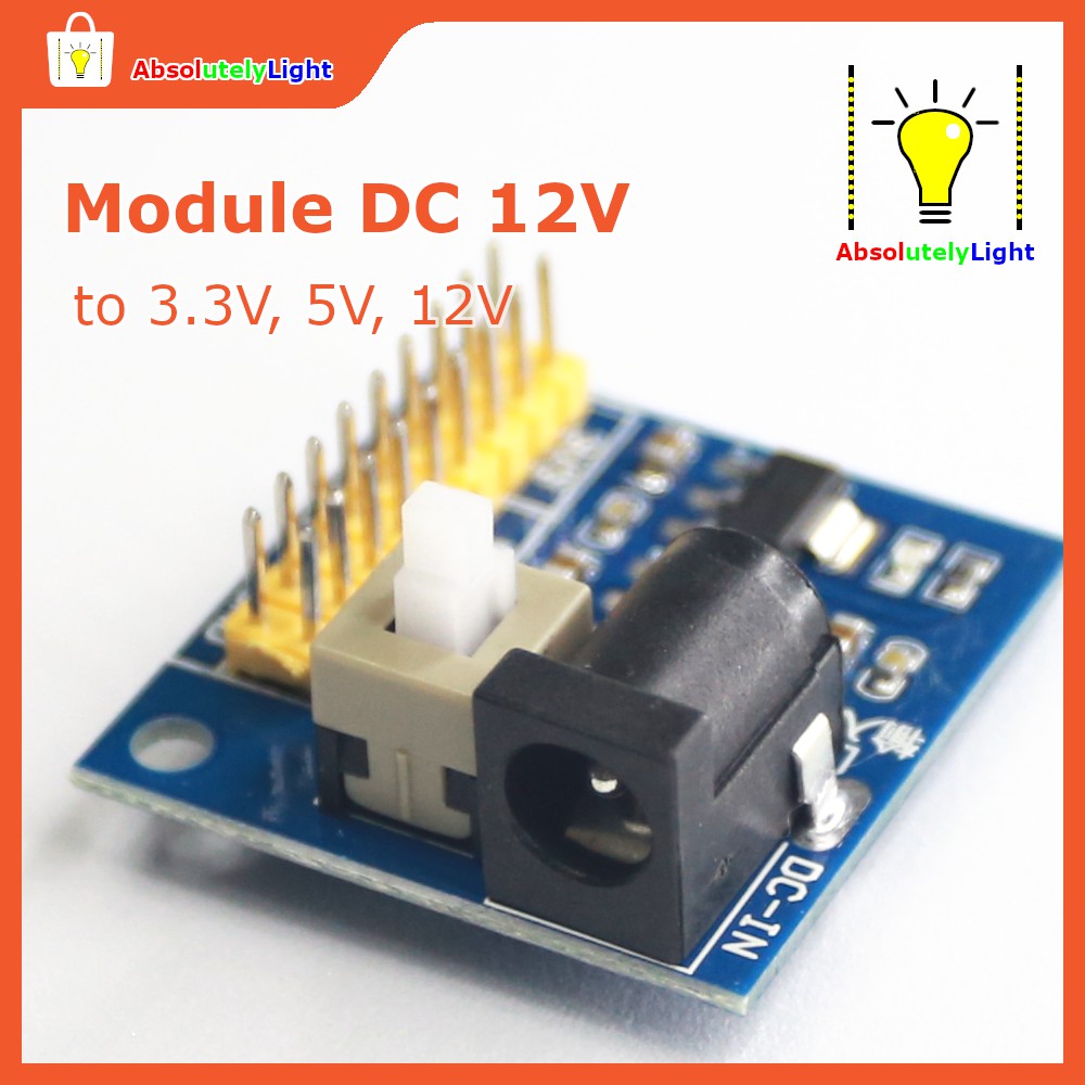 โมดูลแปลงแรงดันไฟฟ้า-dc-12v-to-3-3v-5v-12v-อิเลคทรอนิค