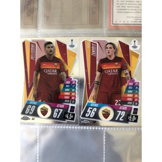 2020-21 Topps Chrome Match Attax UEFA Champions League Europa League Soccer Roma