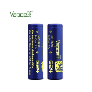 ภาพหน้าปกสินค้าVapcell G24 INR18650 2400mAh 3.7V 20/40A ของแท้ เช็คโค๊ดได้ ซึ่งคุณอาจชอบราคาและรีวิวของสินค้านี้