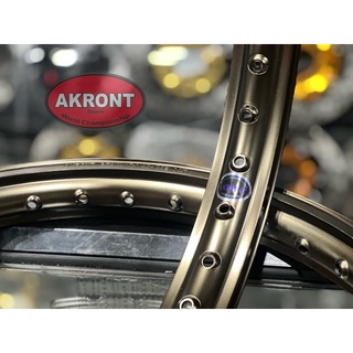 ล้อAKRONT สีน้ำตาลTE ขอบจิก 17/17 1.4 | Shopee Thailand