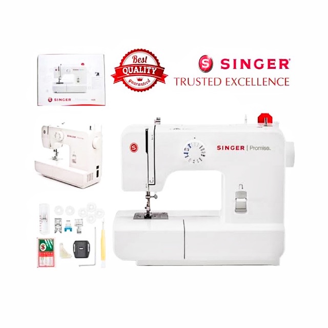 จักรเย็บผ้ากระเป๋าหิ้ว SINGER 1408 | Shopee Thailand