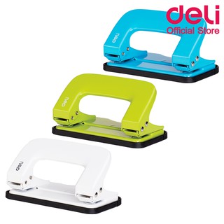 สินค้า Deli 0136 2-Hole Punch เครื่องเจาะกระดาษ 2 รู 10 แผ่น สำหรับเข้าเล่ม (คละสี 1 ชิ้น) ตุ๊ดตู่ ที่เจาะกระดาษ ตุ๊ดตู่เจาะกระดาษ เครื่องเขียน