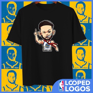 เสื้อยืดสําหรับผู้ชาย♗O.Stephen Curry เสื้อยืดนักรบเสื้อยืด NBA เสื้อเชิ้ต Unisex ขนาดหลากหลายสี :A-