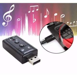 ภาพหน้าปกสินค้าUSB การ์ดเสียง ซาวด์การ์ด Audio 3D Sound Virtual 7.1 Channel Card Adapter ซึ่งคุณอาจชอบราคาและรีวิวของสินค้านี้