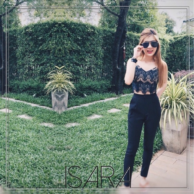 ส่งต่อ-กางเกง-b-012-classic-black-pant-by-isara-boutique