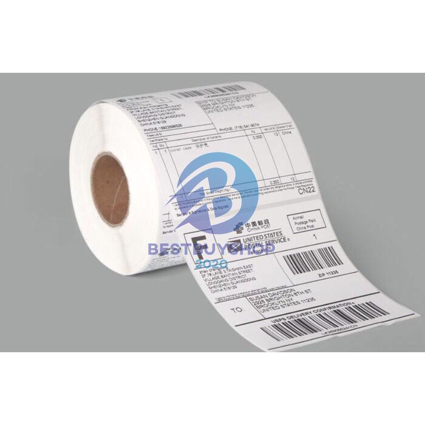 สินค้าขายดี-สติกเกอร์-500-ดวง-ขนาด-100-75-กระดาษปริ้นบาร์โค้ด-กระดาษลาเบล-กระดาษความร้อนแบบม้วน-bb99