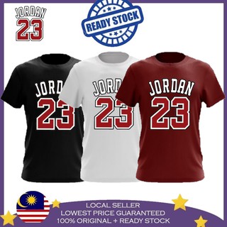 เสื้อยืด ผ้าฝ้าย 100% พิมพ์ลาย JORDAN 23 BAJU LELAKI BOY UNISEX สําหรับผู้ชาย