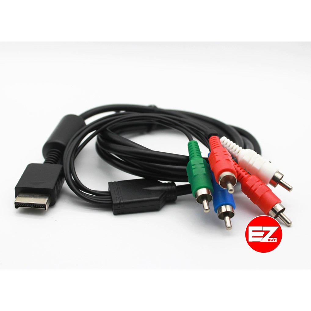 ราคาและรีวิวสายComponent " 5 สี " PS2 PS3 Component AV Cable for PS2 PS3