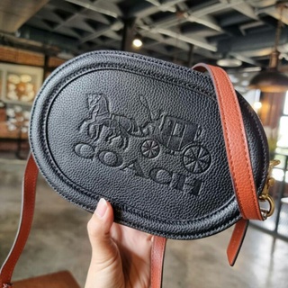 กระเป๋าสะพาย COACH C4164 CAMERA BAG IN COLORBLOCK WITH HORSE AND CARRIAGE