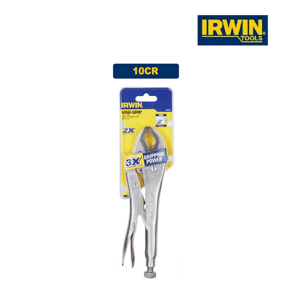 Irwin 10CR 10WR 10/250 มม.ViseGrip Curve Jaw Locking Plier Shopee
