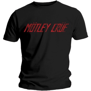 เสื้อยืดพิมพ์ลายแฟชั่น เสื้อยืด พิมพ์ลายโลโก้ Motley Crue Tommy Lee Nikki Sixx Mick Mars สําหรับผู้ชาย