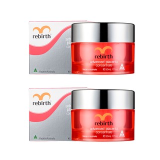 Rebirth Advanced Placenta Concentrate (ครีมรกแกะกลางวัน) 50g. (แพคคู่ 2 กระปุก)