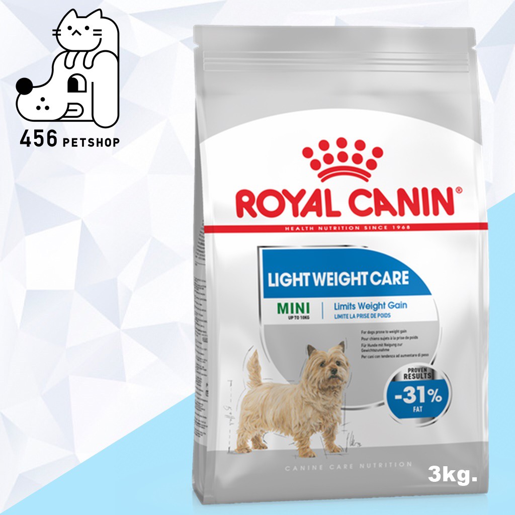 ex-03-24-royal-canin-3kg-mini-light-weight-care-อาหารสุนัข-สูตรควบคุมน้ำหนักตัว-สุนัขโตพันธุ์เล็ก