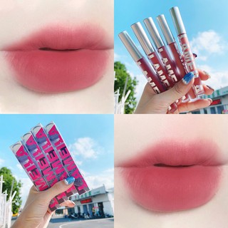 สินค้า ลิปเคลือบลิปสติก สีสวย ติดทน ลิปสติกแท้แบรนด์ 6 สีLong-lasting beautiful lipstick ลิปสติกเนื้อแมท