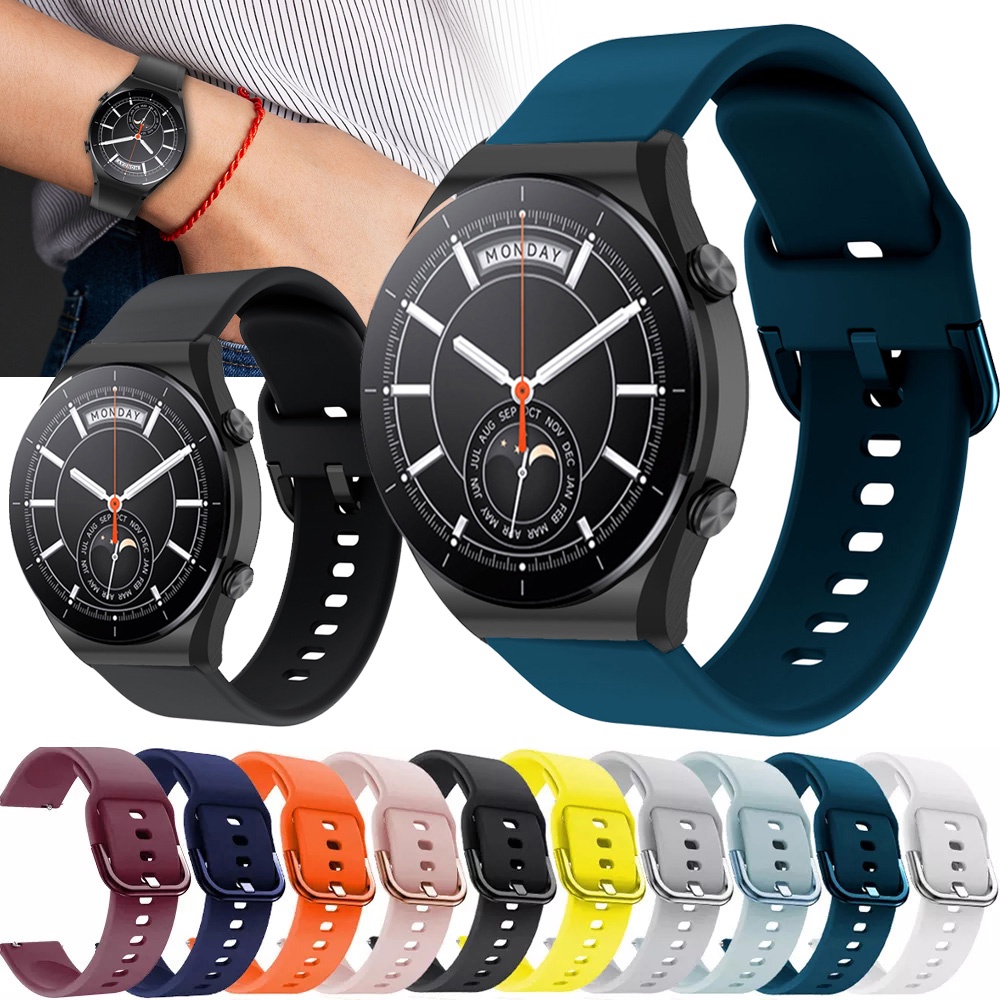 ภาพหน้าปกสินค้าสายนาฬิกาข้อมือซิลิโคน 22 มม. แบบเปลี่ยน สําหรับ Xiaomi Watch S1 MI Watch Color 2 S1 Active