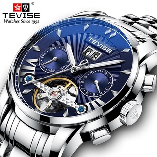 ภาพหน้าปกสินค้าTevise T9005F นาฬิกาข้อมืออัตโนมัติ สายสแตนเลส หรูหรา สไตล์นักธุรกิจ สําหรับผู้ชาย ที่เกี่ยวข้อง