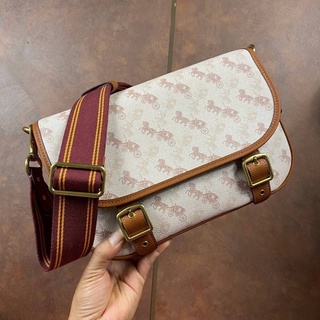 Coach vintage flip on messenger bag shoulderbag