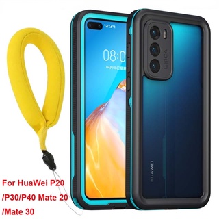 เคสโทรศัพท์กันน้ํากันกระแทกกันน้ําสําหรับ Huawei P30 P20 Pro P40 P30 P20 Lite