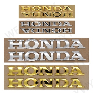 ภาพหน้าปกสินค้าสติกเกอร์พลาสติกแข็ง ลายตราสัญลักษณ์ 3D กันน้ํา ซ้าย และขวา สําหรับตกแต่งรถจักรยานยนต์ Honda 2 ชิ้น ที่เกี่ยวข้อง