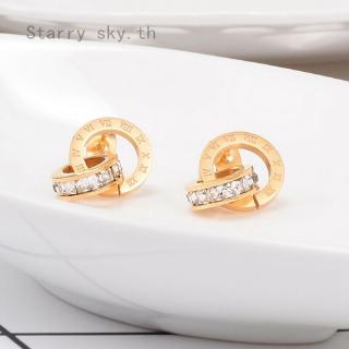 Starry Sky Equalistic Rose Gold Aaa Cubic Zirconia เครื่องประดับสําหรับสตรี