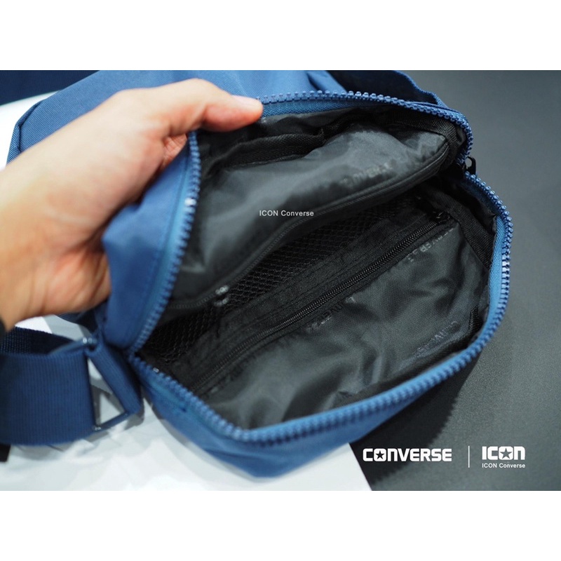 ภาพสินค้าConverse Quick Mini Bag - Black / Navy l สินค้าลิขสิทธิ์แท้ l พร้อมถุง Shop I ICON Converse จากร้าน iconconverse บน Shopee ภาพที่ 7
