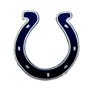 Indianapolis Colts ตัวรีดติดเสื้อ กีฬา อเมริกันฟุตบอล ทีม NFL ตกแต่งเสื้อผ้า หมวก กระเป๋า Embroidered Iron On