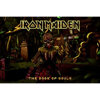 โปสเตอร์ Iron Maiden ไอรอน เมเดน โปสเตอร์ ตกแต่งผนัง Music Rock Poster โปสเตอร์วินเทจ โปสเตอร์วงดนตรี รูปภาพ ภาพถ่าย