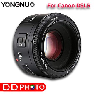 เลนส์สำหรับกล้อง DSLR ถ่ายหน้าชัดหลังเบลอ Yongnuo YN 50mm f1.8 For CANON