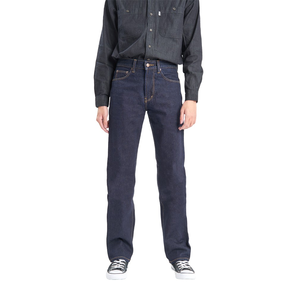 ภาพหน้าปกสินค้าHara กางเกงยีนส์ Original Straight Fit สี Navy (เลือกไซส์ได้) G03018 จากร้าน hara_officialshop บน Shopee