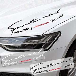 1 ชิ้น Lancer EX กีฬาไวนิลรูปลอกสติ๊กเกอร์ไฟหน้าสะท้อนแสงโคมไฟตกแต่งคิ้วสำหรับมิตซูบิชิ