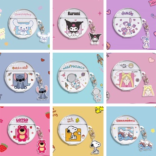 สําหรับ Huawei Freebuds 4 โปร่งใส การ์ตูนนักบินอวกาศ Stellalou Stella Kaws เคส TPU นิ่ม ฝาครอบป้องกัน พร้อมคาราบิเนอร์