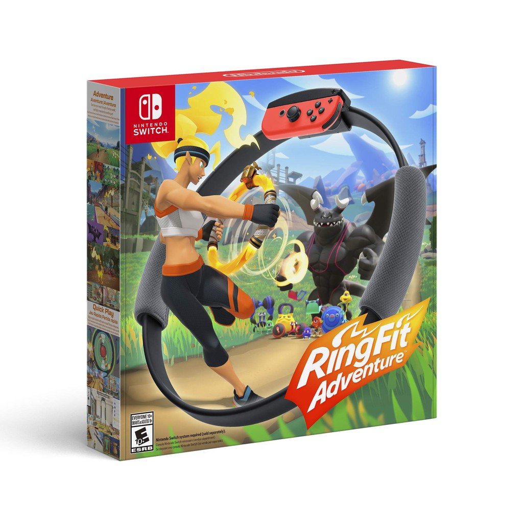 ภาพหน้าปกสินค้าNintendo Switch : Ring Fit Adventure (EN) นินเทนโด้ เกม Ring Fit Adventure (รับประกันศูนย์ไทย Synnex )(สามารถออกใบกำกับภาษีได้) จากร้าน ssinterthailand บน Shopee