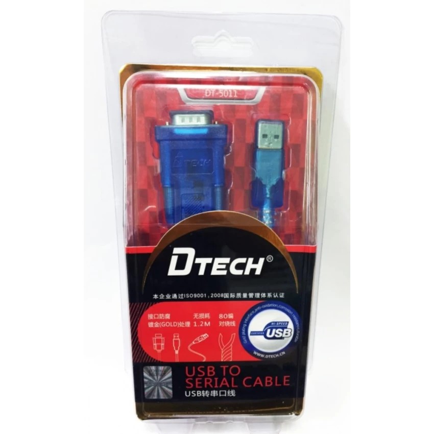 dtech serial port to usb adapter (RS232) | Shopee Thailand