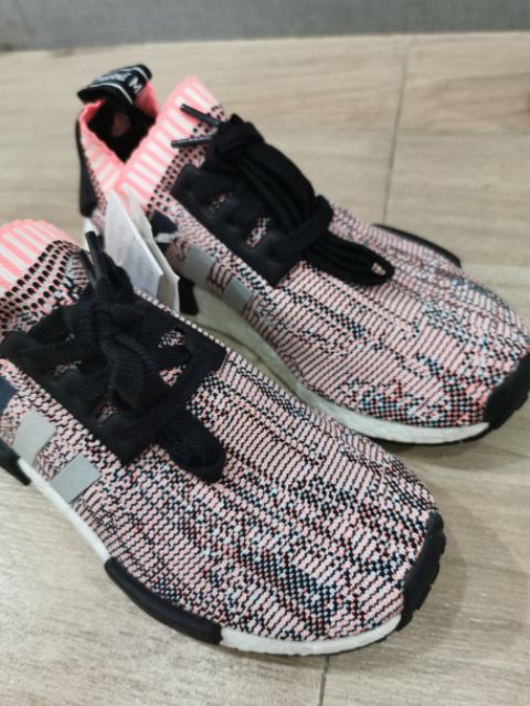 Adidas nmd r1 primeknit sun glow salmon | Shopee Thailand