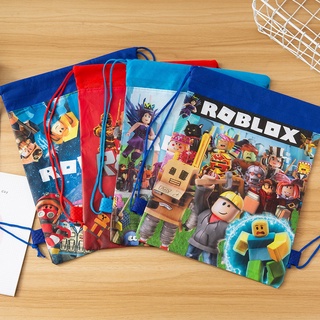 ภาพหน้าปกสินค้ากระเป๋าเป้สะพายหลัง แบบผูกเชือก กันน้ํา ลายการ์ตูน Roblox ขนาด 34 X 27 ซม. เหมาะกับของขวัญคริสต์มาส สไตล์สปอร์ต สําหรับเด็กนักเรียน ซึ่งคุณอาจชอบสินค้านี้