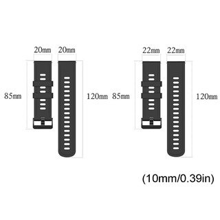 ภาพขนาดย่อของภาพหน้าปกสินค้าWU สายนาฬิกาข้อมือสมาร์ทวอทช์ ซิลิโคน 20 มม. 22 มม. สําหรับ Huawei Watch GT GT2(Pro) 42 มม. 46 มม. Samsung Galaxy watch3 active 45 มม. R840 41 มม. R850 46 มม.Huami Amazfit GTR 47 มม. 42 มม.Garmin จากร้าน wulimonkey.th บน Shopee