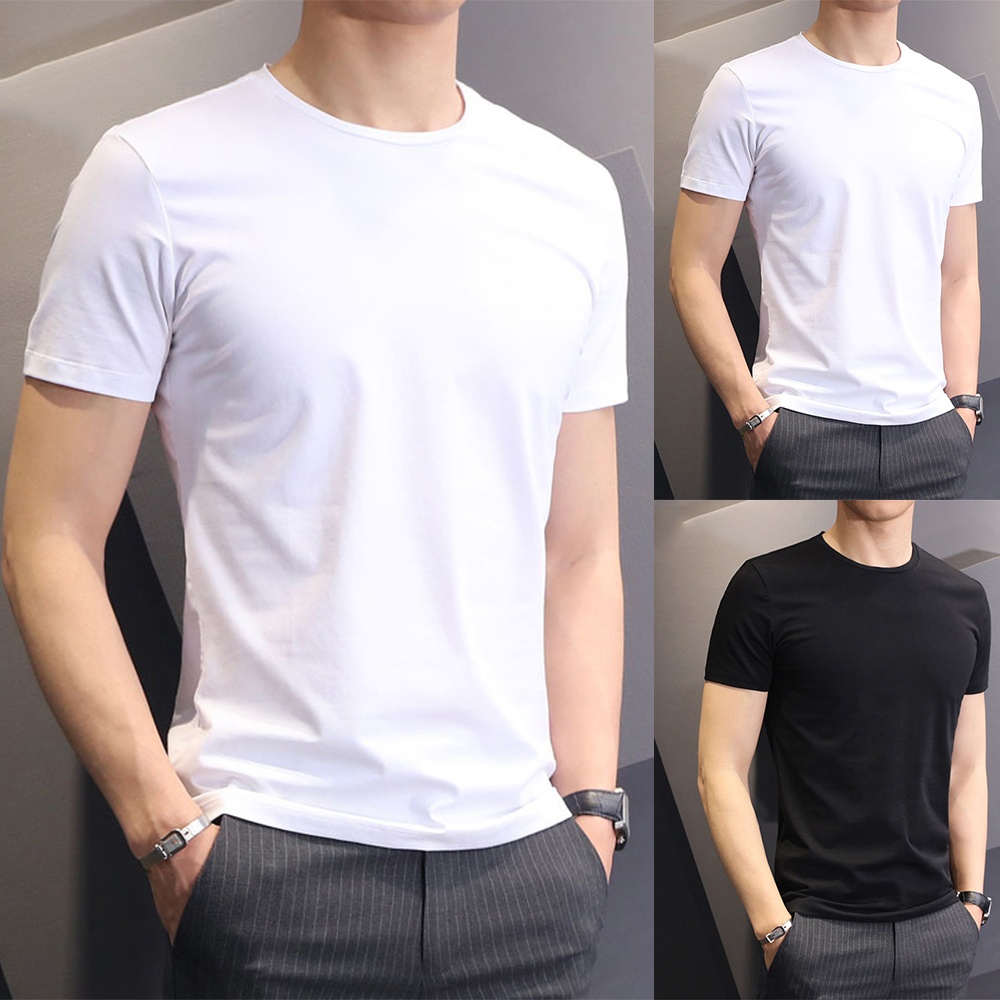 camilles-men-crew-neck-basic-plain-t-shirt-blouse-pullover-sleeve-sleeve-slim-fit-top-high-quality-mens-fashion