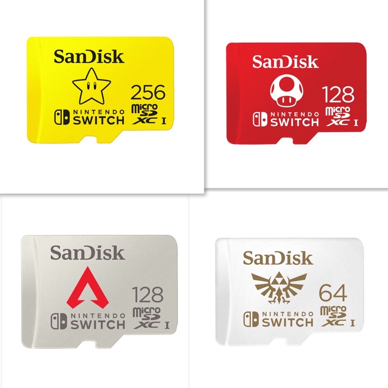 ภาพหน้าปกสินค้า(มือ1 พร้อมส่ง) SanDisk microSDXC-Card สำหรับ Nintendo Switch หล่อเท่ ประกันตลอดการใช้งาน