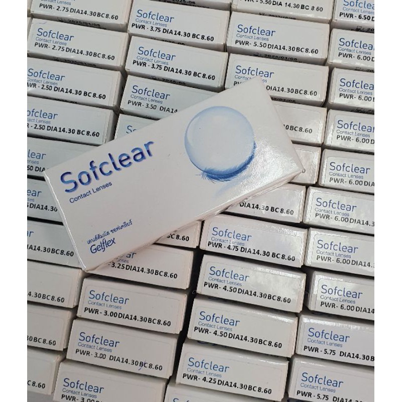 sofclear-contact-lens-คอนแทคเลนส์ใสรายเดือน-1-กล่องมี-2-ชิ้น-เบอร์สินค้าตอนนี้สินค้าขาดหลายเบอร์ครับรบกวนถามก่อนได้ครับ