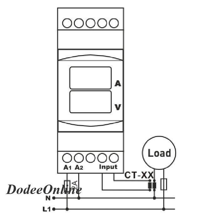 samwha-dsp-dav-63-professional-measuring-devices-ammeter-voltmeter-digital-panel-meter-dav-63