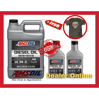 Amsoil Heavy Duty Diesel Oil 4X SAE 10w-30 น้ำมันเครื่องดีเซล สังเคราะห์แท้100%