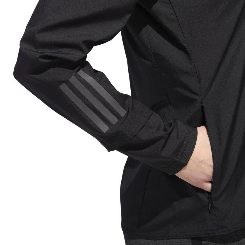 adidas-เสื้อแจ็คเก็ต-women-running-jacket-response-แท้-สี-black