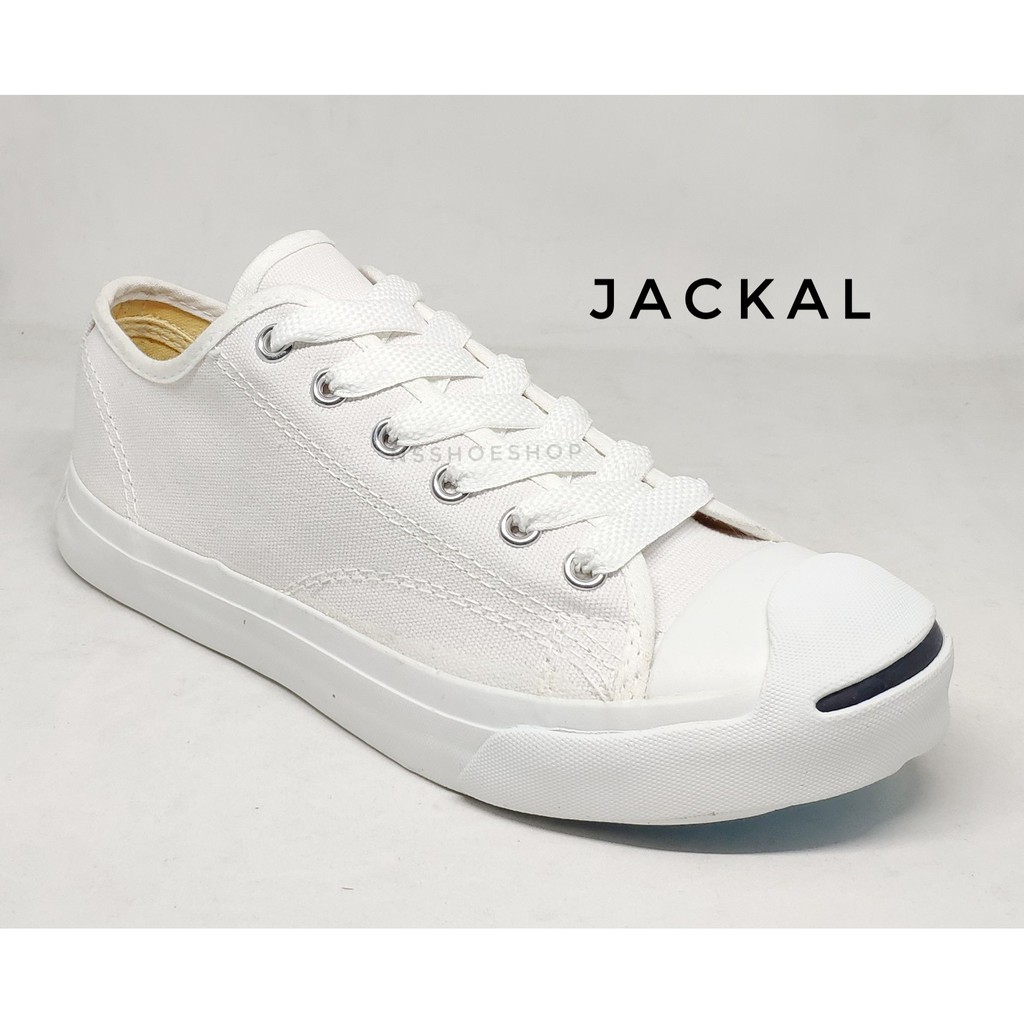 ราคาและรีวิวมีเก็บปลายทาง Mashare Jack 37-44 มาแชร์ แจ็ค หัวแจ็ค รองเท้าผ้าใบ สีขาว