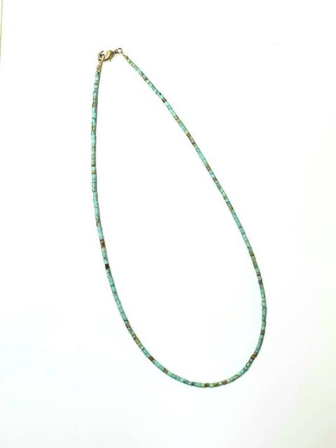 สร้อยคอหินเทอร์ควอยส์-หินแท้ธรรมชาติ-หินมงคล-turquoise-necklace