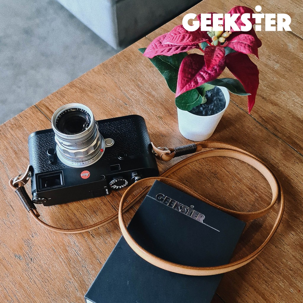 ภาพหน้าปกสินค้าสายคล้องกล้อง หนัง แท้ GEEKSTER ( Camera Leather Strap / สายคล้อง สายคล้องคอ ห้อยกล้อง คล้องกล้อง สาย หนังแท้ ) จากร้าน geekster บน Shopee