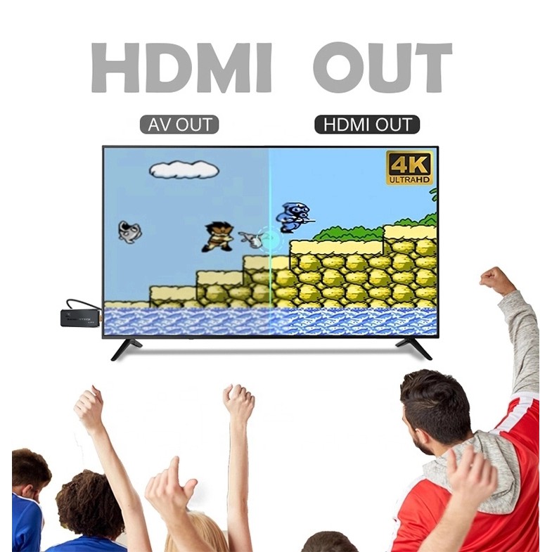 ภาพหน้าปกสินค้าเกมคอนโซลวิดีโอเกมครอบครัว 10000 เกมรองรับ AV/HDMI Output M8 จากร้าน tesico.th บน Shopee