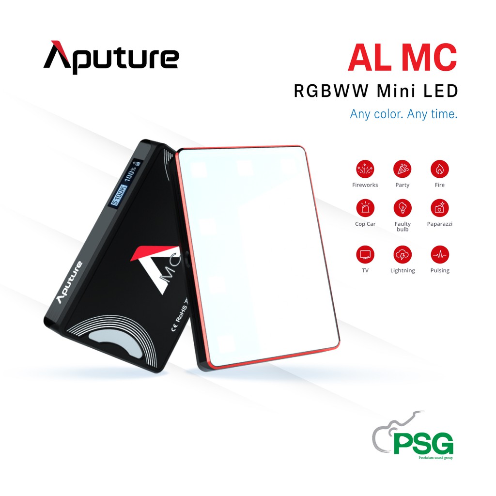 APUTURE MC RGBWW LED Light AL-MC ( ไฟ ) | Shopee Thailand