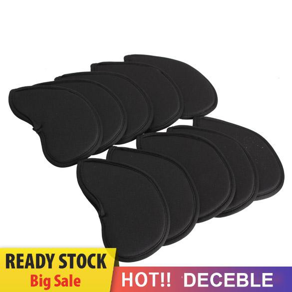 deceble-ชุดหัวไม้กอล์ฟ-neoprene-สีดํา-10-ชิ้น