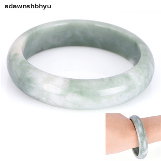 Adawnshbhyu เครื่องประดับ สร้อยข้อมือ กําไลข้อมือ หยกธรรมชาติ สีเขียว หรูหรา TH